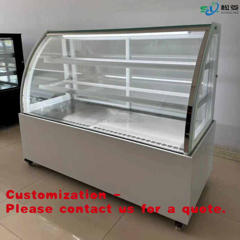 Commercial Chest Freezer - Витрина для кондитерских изделий из нержавеющей