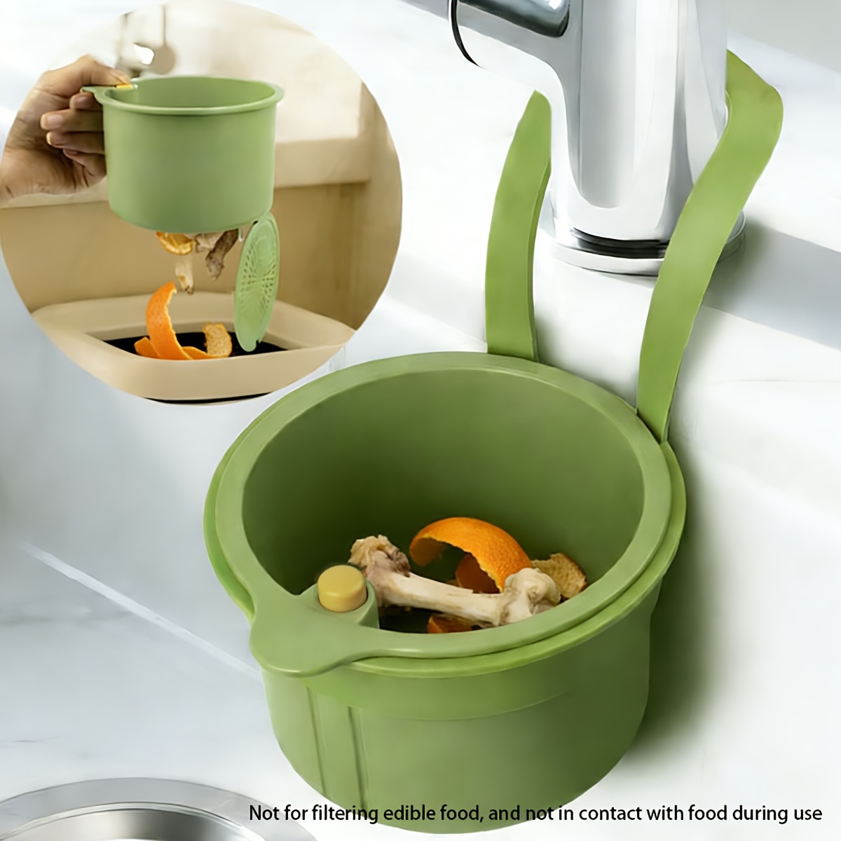 Commercial Kitchen Bin - Портативная подвесная корзина-фильтр для сбора пищевых